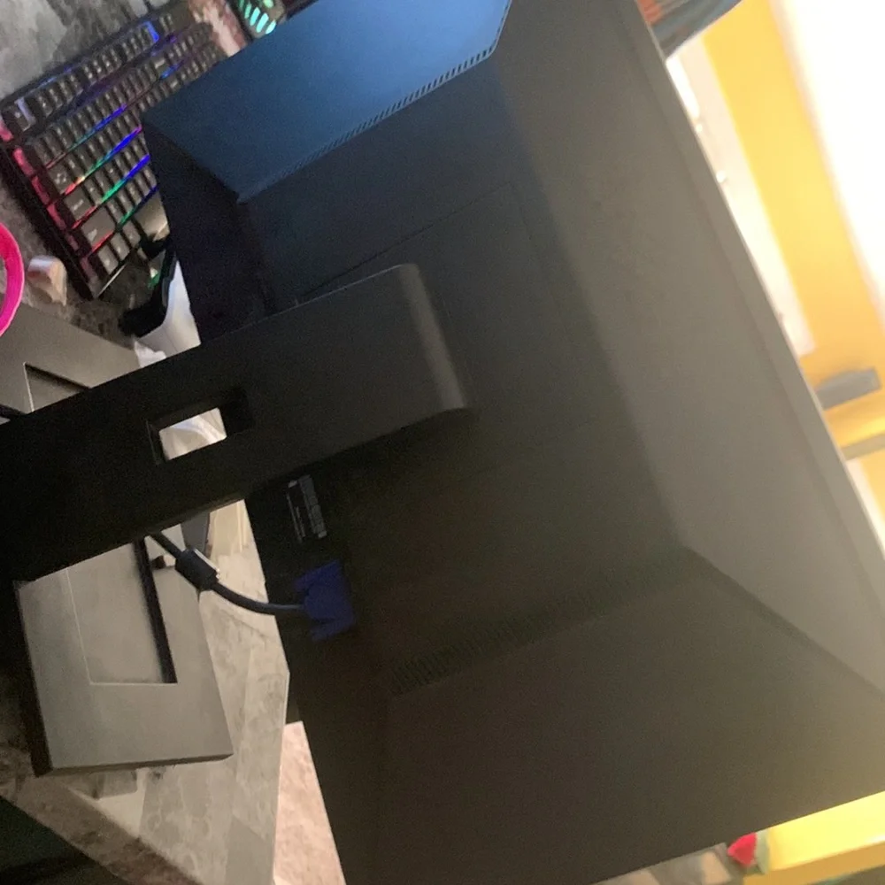 This is a monitor you gotta get a cable for it when you get it hdmi to vga